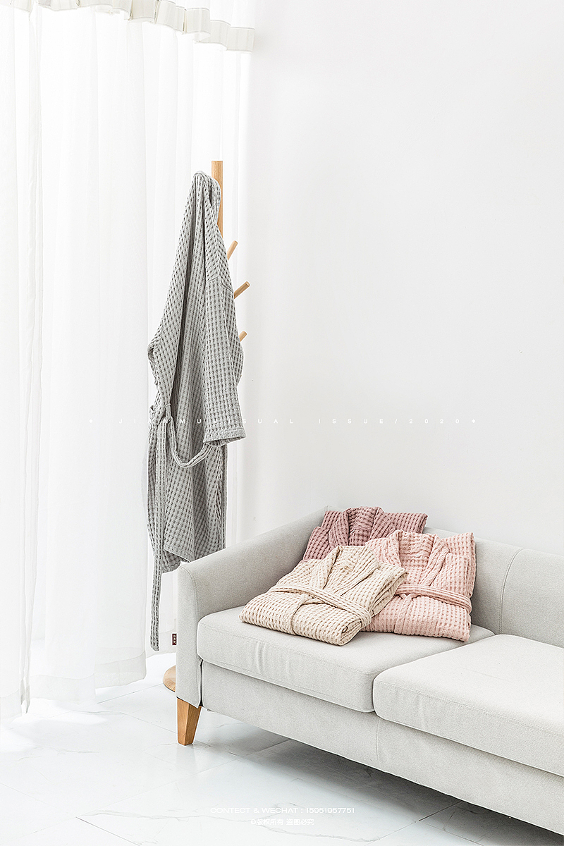 浴袍攝影 簡木視覺與家紡家居用品的靜物藝術對話